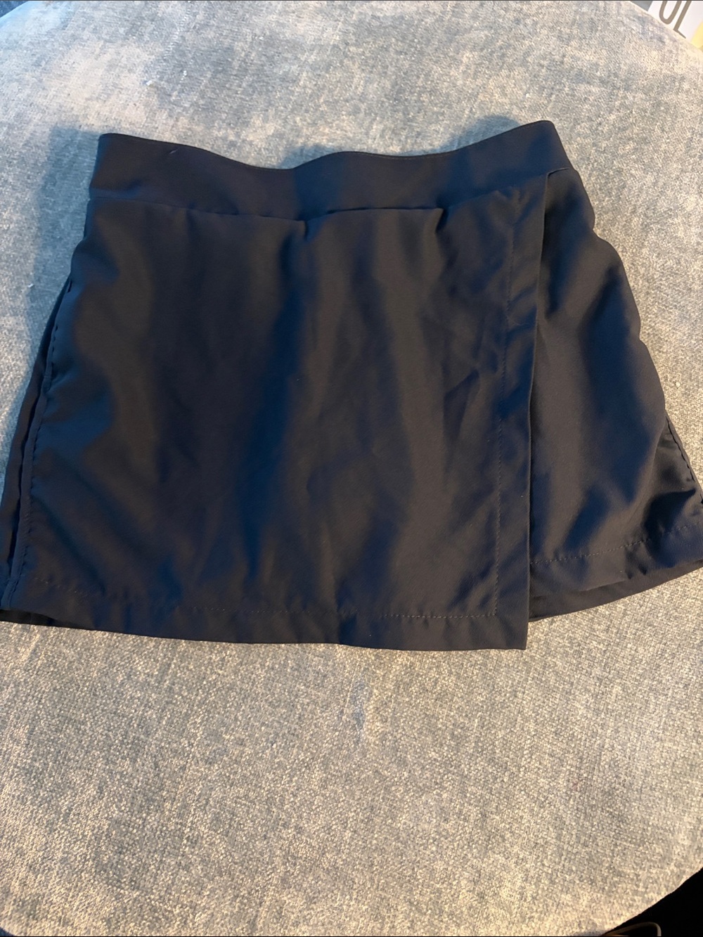 Black Athletic Skort - Simple Wrap Style